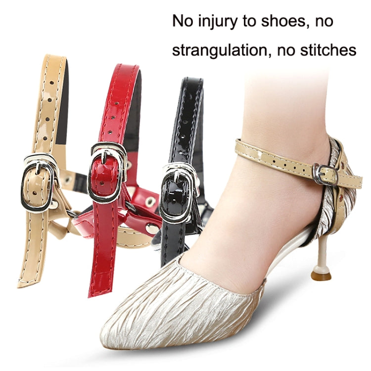 2 Pairs No Installation Triangle High Heels Anti-Drop Laces