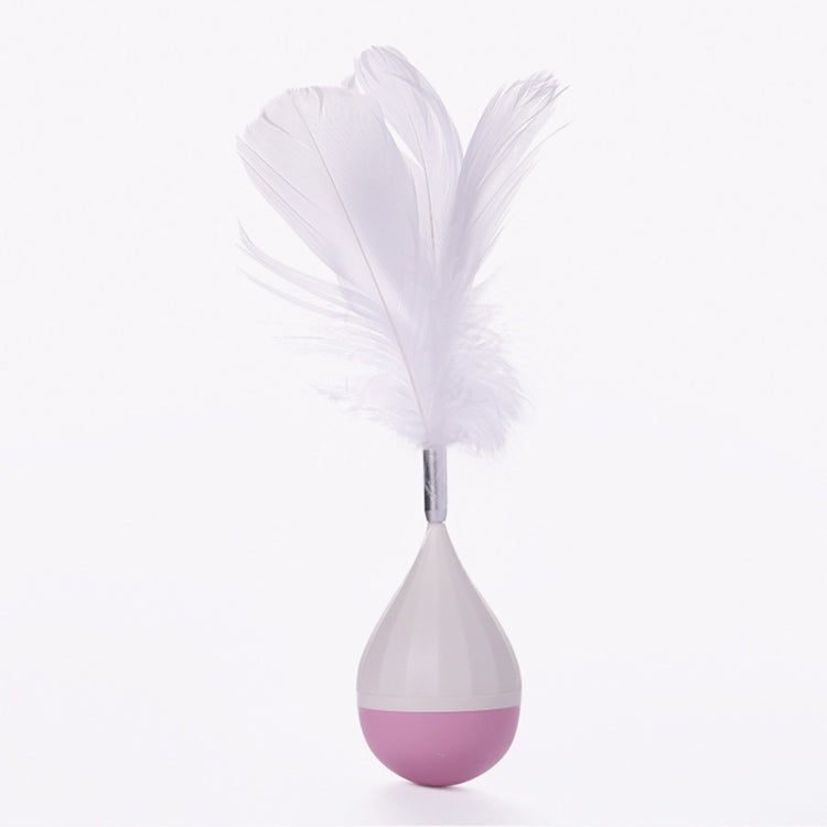 Cat Interactive Toy to Relieve Boredom Feather Tumbler Amusing Cat Stick