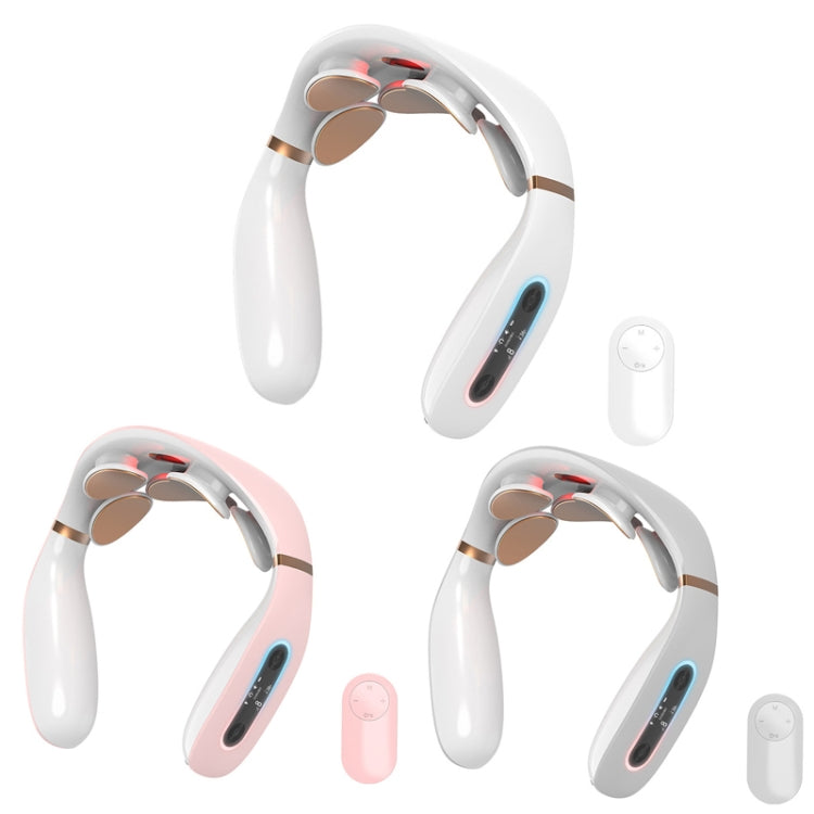 T12 Home Mini Automatic Pulse Smart Cervical Massager, Style: Flagship Model (White)