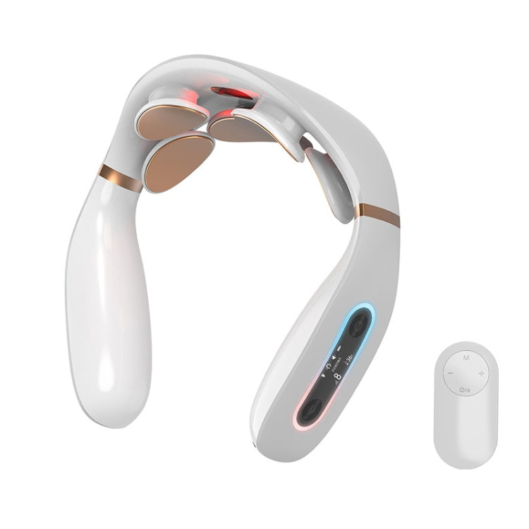 T12 Home Mini Automatic Pulse Smart Cervical Massager, Style: Flagship Model (Gray)