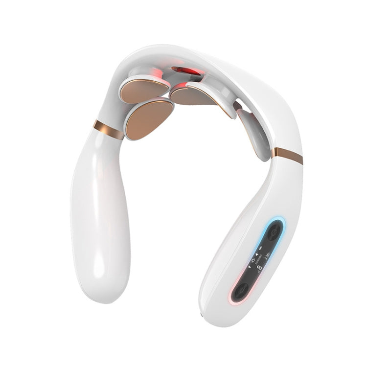 T12 Home Mini Automatic Pulse Smart Cervical Massager, Style: Standard Model (White)
