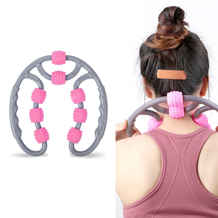 2 PCS Eight Round Yoga Training Roller Ring-Shaped Leg Massager