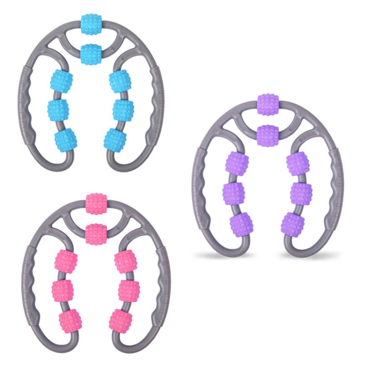 2 PCS Eight Round Yoga Training Roller Ring-Shaped Leg Massager