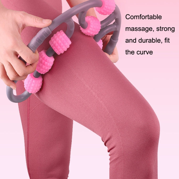 2 PCS Eight Round Yoga Training Roller Ring-Shaped Leg Massager
