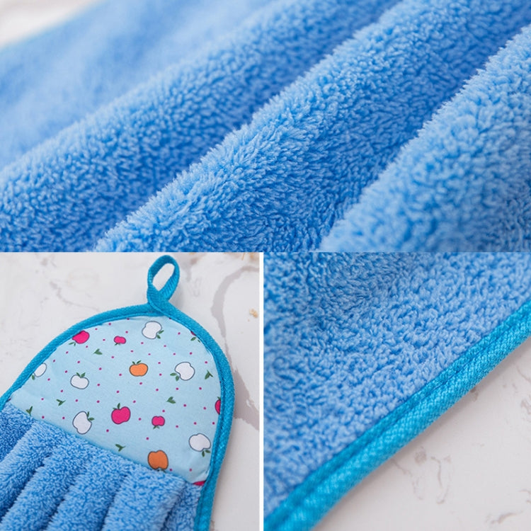 10 PCS Kitchen Hand Towel Absorbent Coral Fleece Thickened Rag