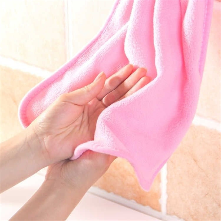 10 PCS Kitchen Hand Towel Absorbent Coral Fleece Thickened Rag