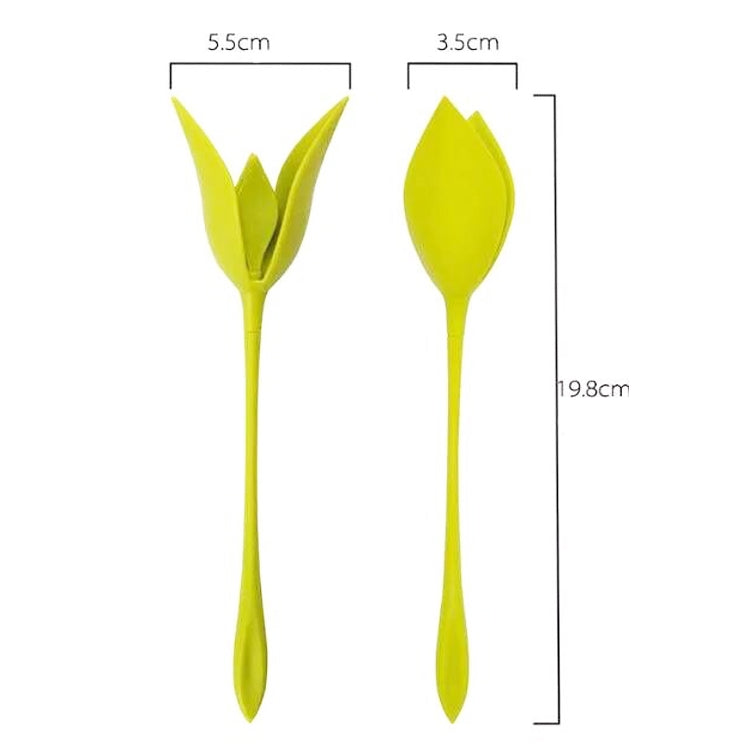 2 Sets Home Table Plate Origami Rose Decoration Napkin Curler(Green)