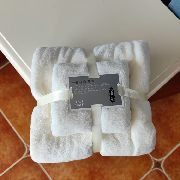 Bath Towel + Towel Set Can Wear Coral Fleece Beach Towel