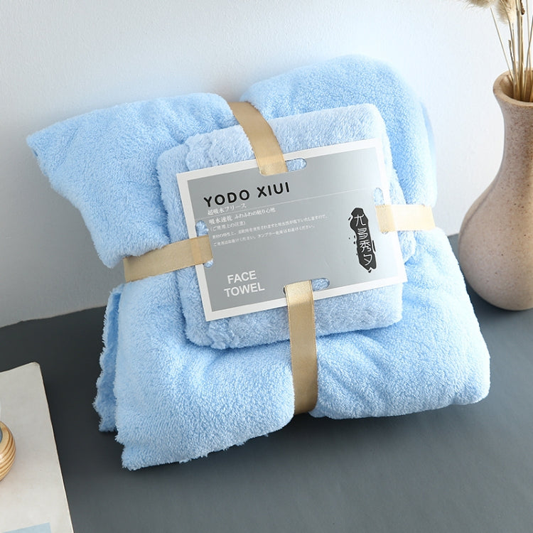 Bath Towel + Towel Set Can Wear Coral Fleece Beach Towel