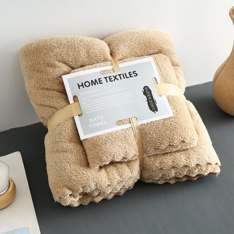Bath Towel + Towel Set Can Wear Coral Fleece Beach Towel