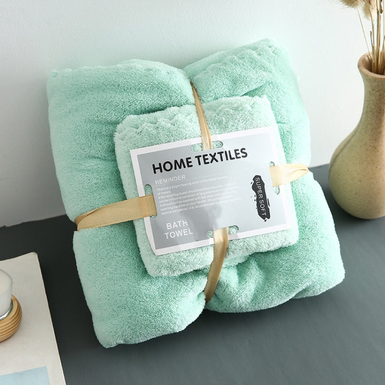 Bath Towel + Towel Set Can Wear Coral Fleece Beach Towel