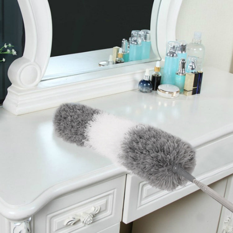 2.5m Retractable One Rod Multi-head Cleaning Tool Set Pole+Gray Head