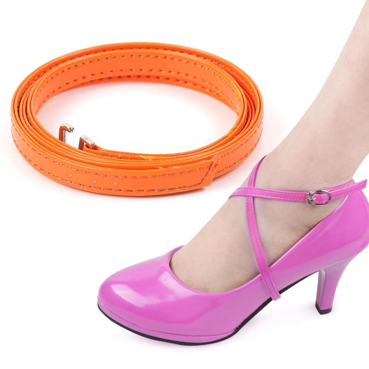 3 Pairs Cross Section High Heels Leather Shoes Anti-Heel Laces