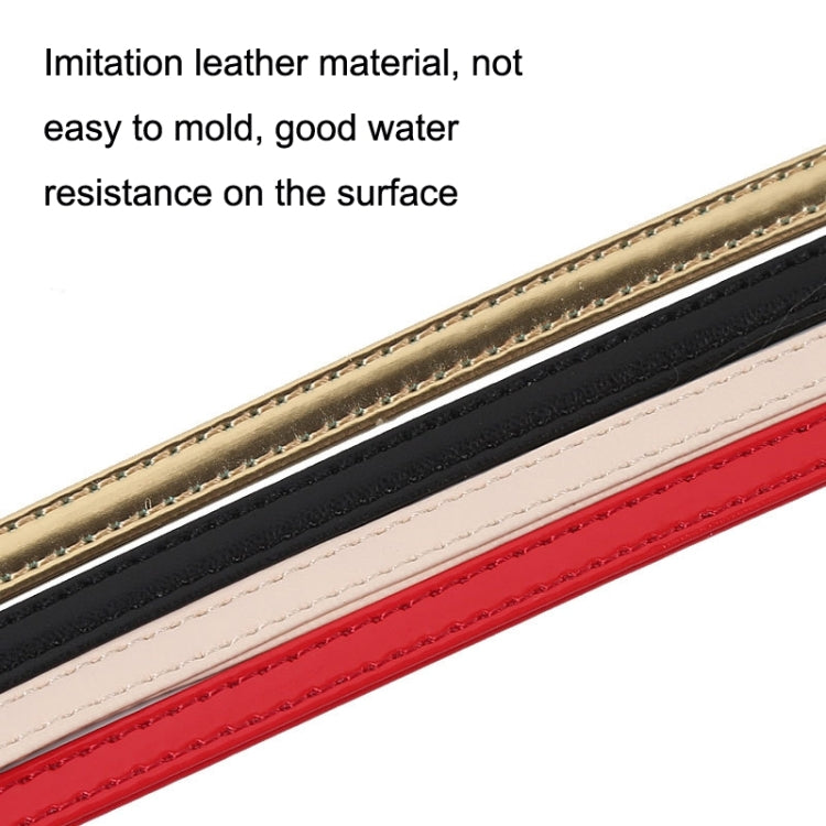 3 Pairs Cross Section High Heels Leather Shoes Anti-Heel Laces