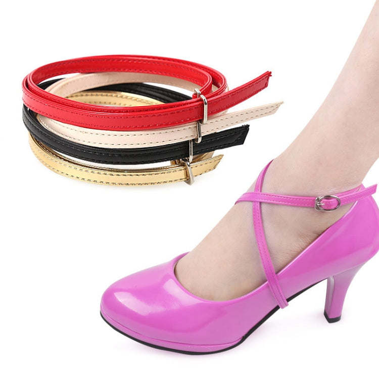 3 Pairs Cross Section High Heels Leather Shoes Anti-Heel Laces