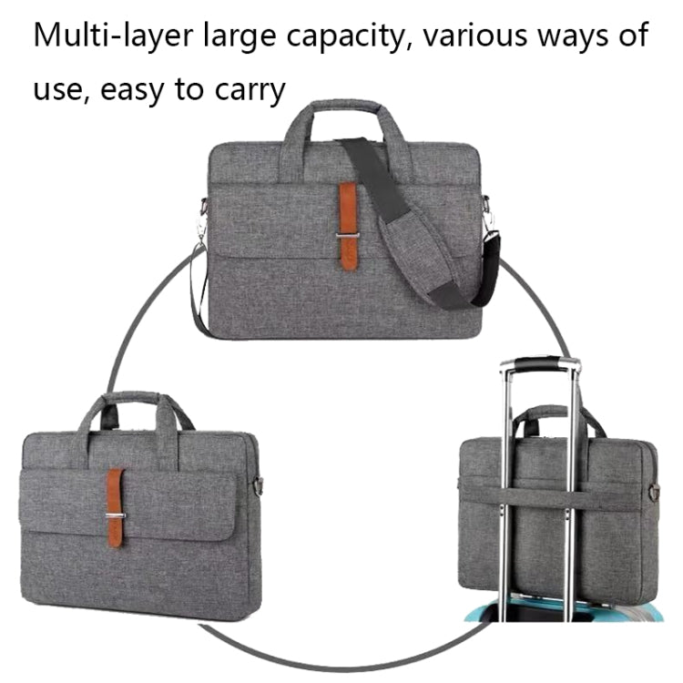 Multifunctional Wear-resistant Shoulder Handheld Laptop Bag, Size: 17 - 17.3 inch