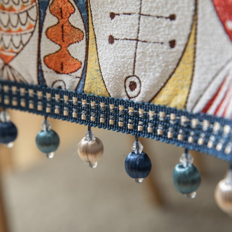 Home Chenille Polyester Tassel Table Runner, Size: 33x180cm(Surplus Every Year)