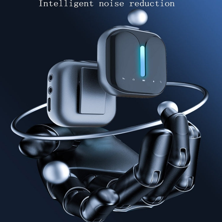 Outdoor Professional Noise-cancelling Wireless Lavalier Microphone Type-C+Apple Adapter+External Microphone