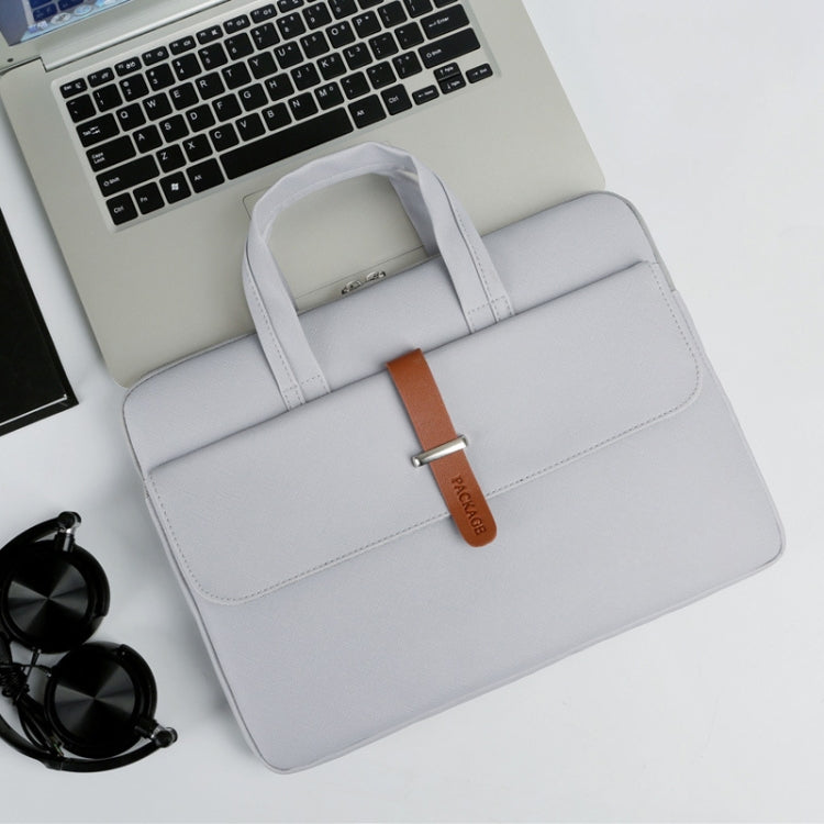 PU Waterproof Wear-resistant Laptop Bag, Size: 14-14.6 inch