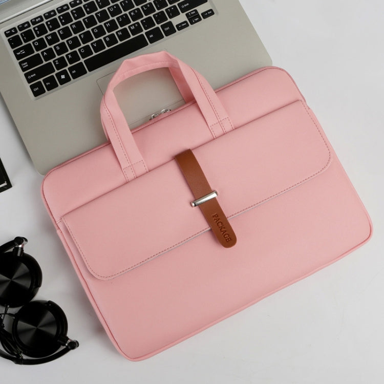 PU Waterproof Wear-resistant Laptop Bag, Size: 14-14.6 inch