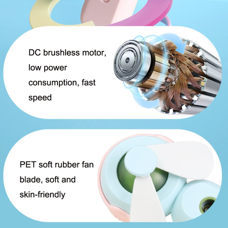 FS-01 Home Portable Folding Manual USB Mini Hydrating Fan