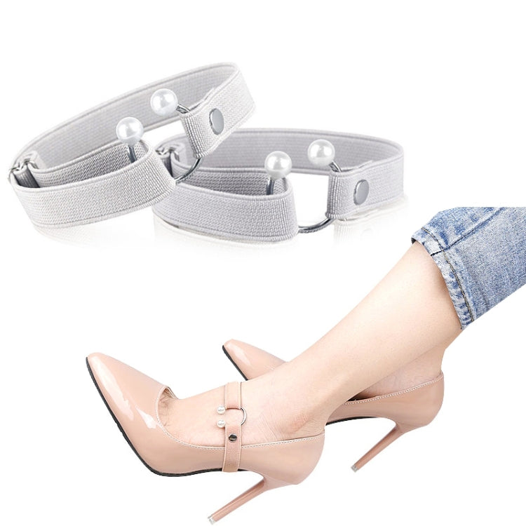 3 Pairs High Heels Fixing Anti-Straps Lace Non-Slip Belt Decorative Buckle