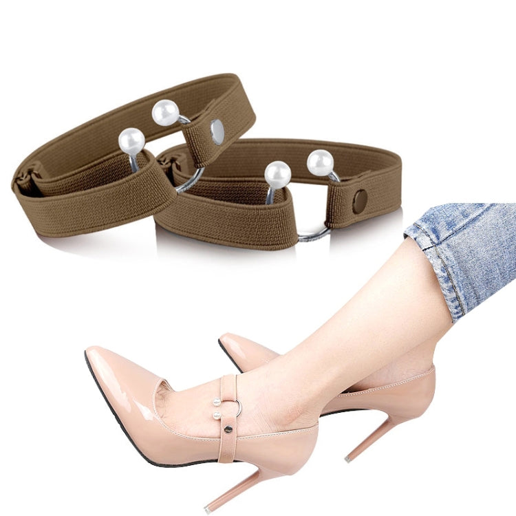 3 Pairs High Heels Fixing Anti-Straps Lace Non-Slip Belt Decorative Buckle
