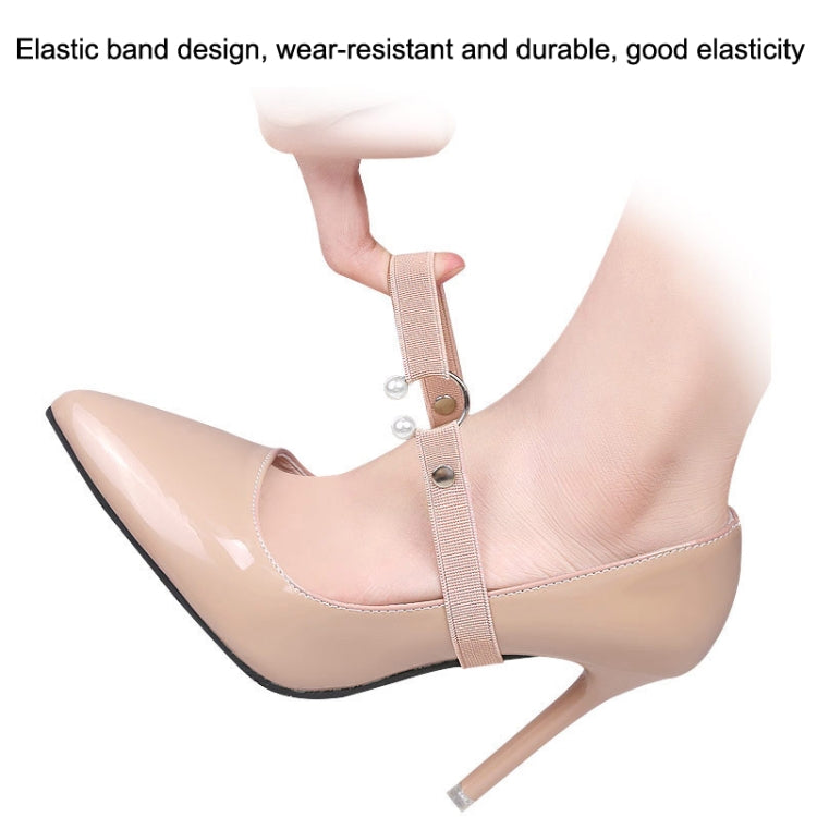 3 Pairs High Heels Fixing Anti-Straps Lace Non-Slip Belt Decorative Buckle