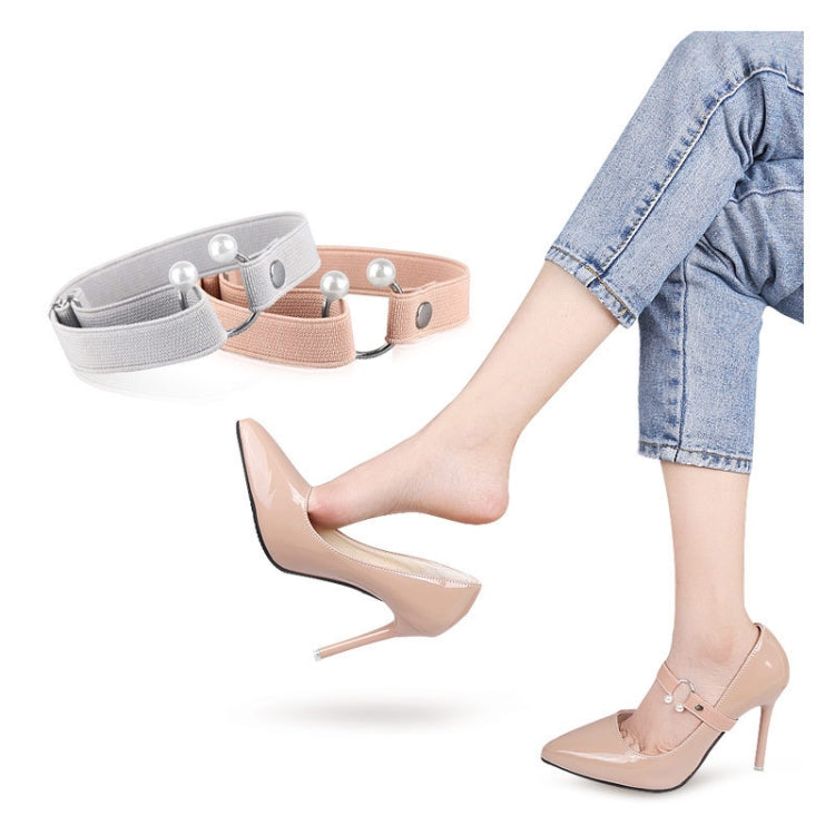 3 Pairs High Heels Fixing Anti-Straps Lace Non-Slip Belt Decorative Buckle