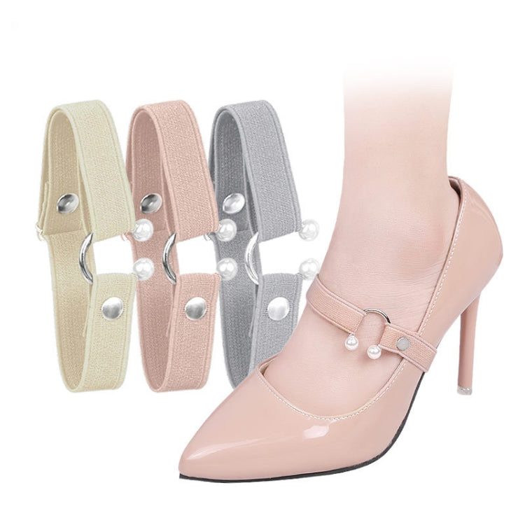 3 Pairs High Heels Fixing Anti-Straps Lace Non-Slip Belt Decorative Buckle