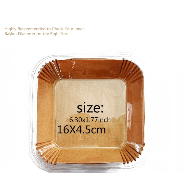 3 PCS Air Fryer Liner Baking Oil-absorbing Oil-proof Paper Tray