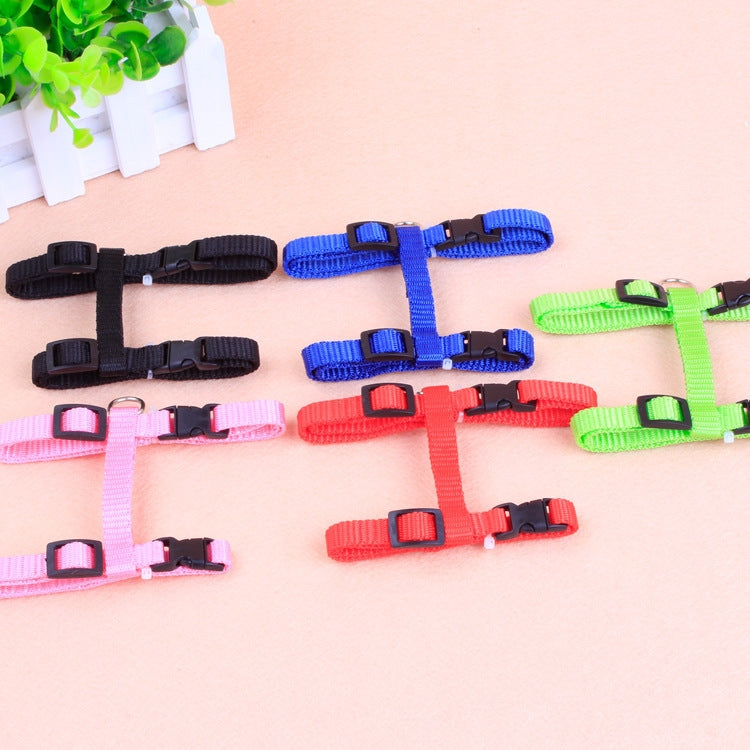 5 PCS I-shaped Nylon Cat Leash Pet Chest Strap