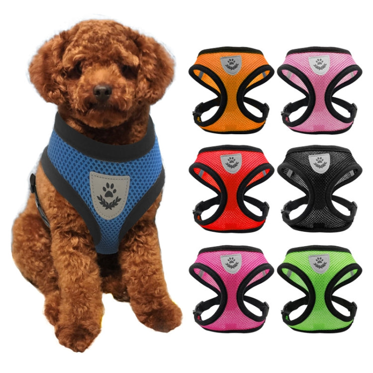 Pet Chest Strap Small Medium Dog Cat Breathable Dog Walking Vest, Size: XL Chest Back