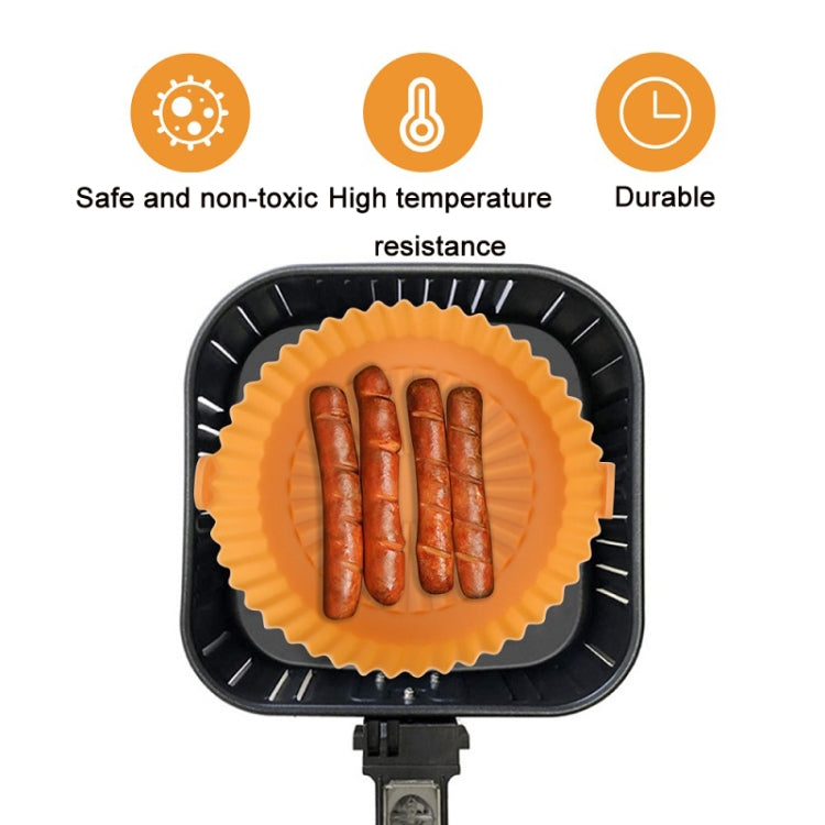 Air Fryer Special High Temperature Oil Absorption Silicone Pad, Colour: Sky Blue
