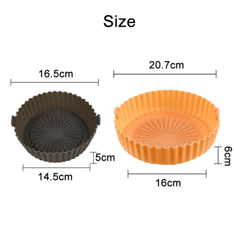 Air Fryer Special High Temperature Oil Absorption Silicone Pad, Colour: Mustard Yellow
