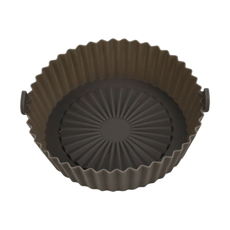 Air Fryer Special High Temperature Oil Absorption Silicone Pad, Colour: Large Bright Grey