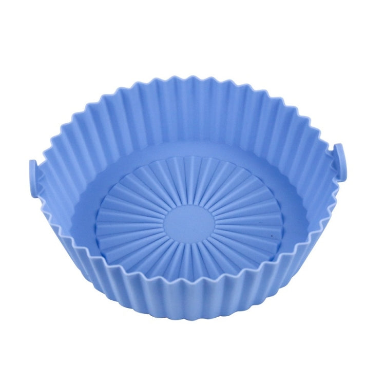 Air Fryer Special High Temperature Oil Absorption Silicone Pad, Colour: Large Sky Blue