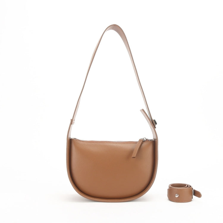 Niche Semi-Circular Saddle Underarm Bag Vintage Simple Shoulder Diagonal Bag