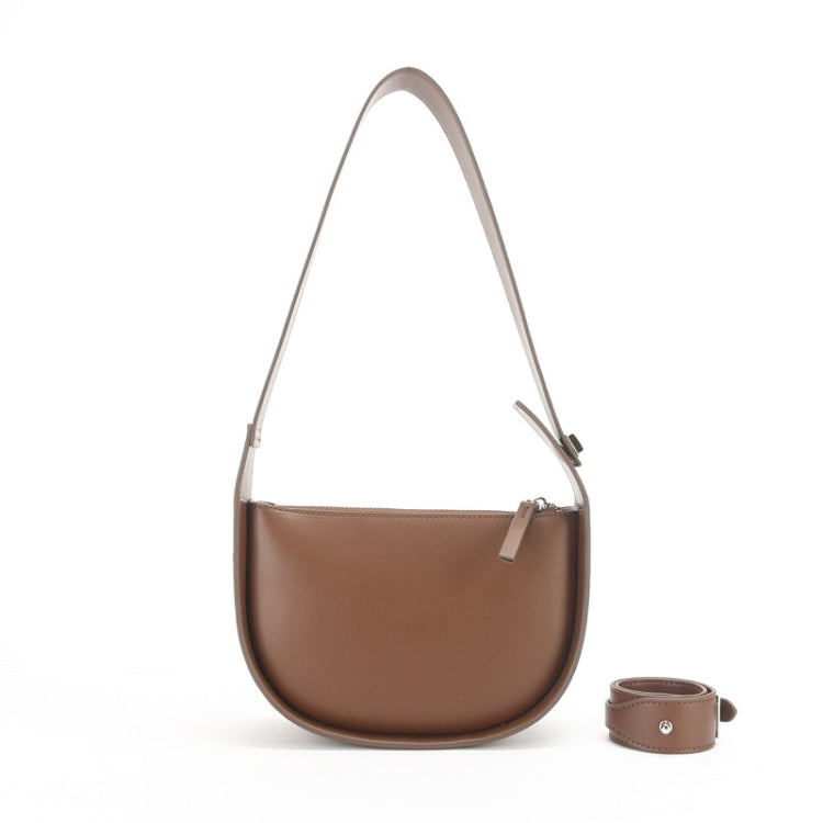 Niche Semi-Circular Saddle Underarm Bag Vintage Simple Shoulder Diagonal Bag