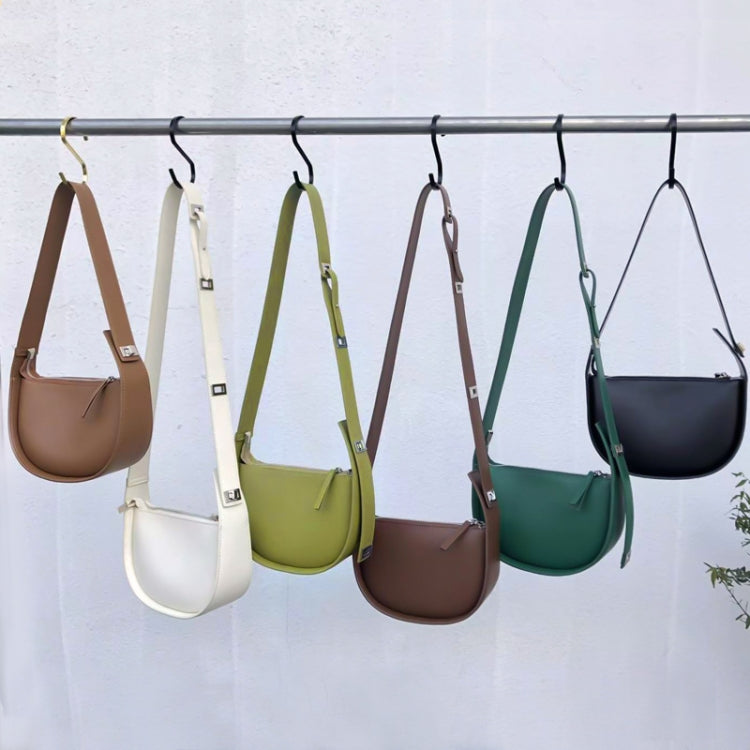 Niche Semi-Circular Saddle Underarm Bag Vintage Simple Shoulder Diagonal Bag