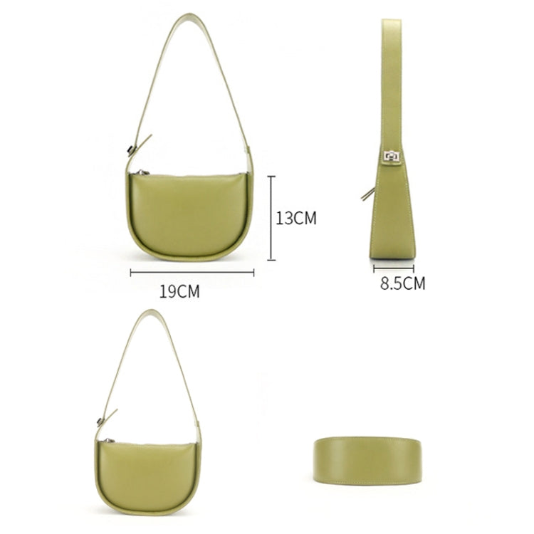 Niche Semi-Circular Saddle Underarm Bag Vintage Simple Shoulder Diagonal Bag
