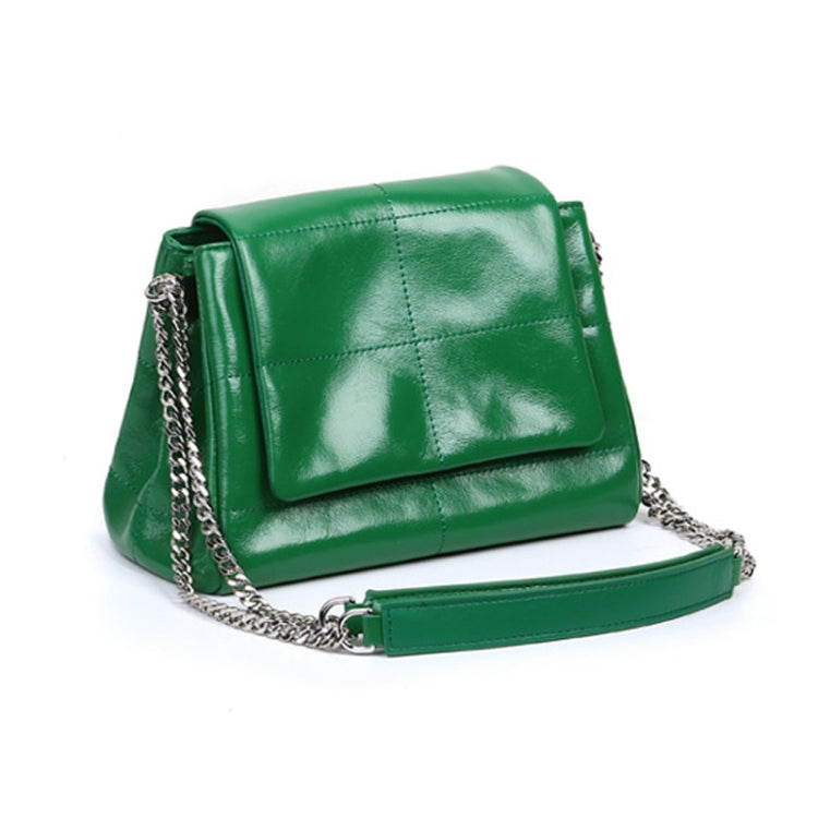 Simple Fashion Small Square Bag Linger Chain Soft Leather Shoulder Bag