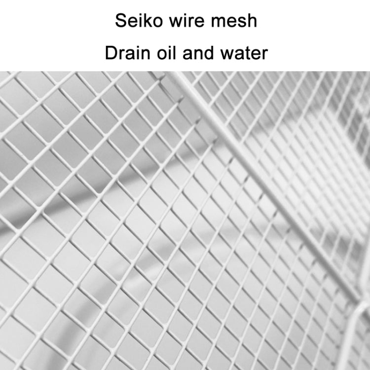Oven Baking Stainless Steel Baking Pan Drain The Oil Mold, Specification: Square Stainless Steel
