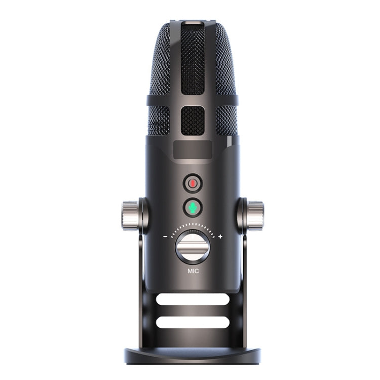 M9 RGB Condenser Microphone Built-in Sound Card,Style: Computer+Type-C