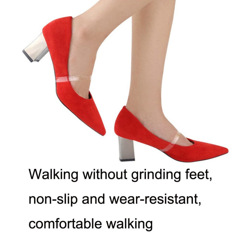 10 Pairs Invisible Transparent High Heels Anti-drop Laces(Transparent)