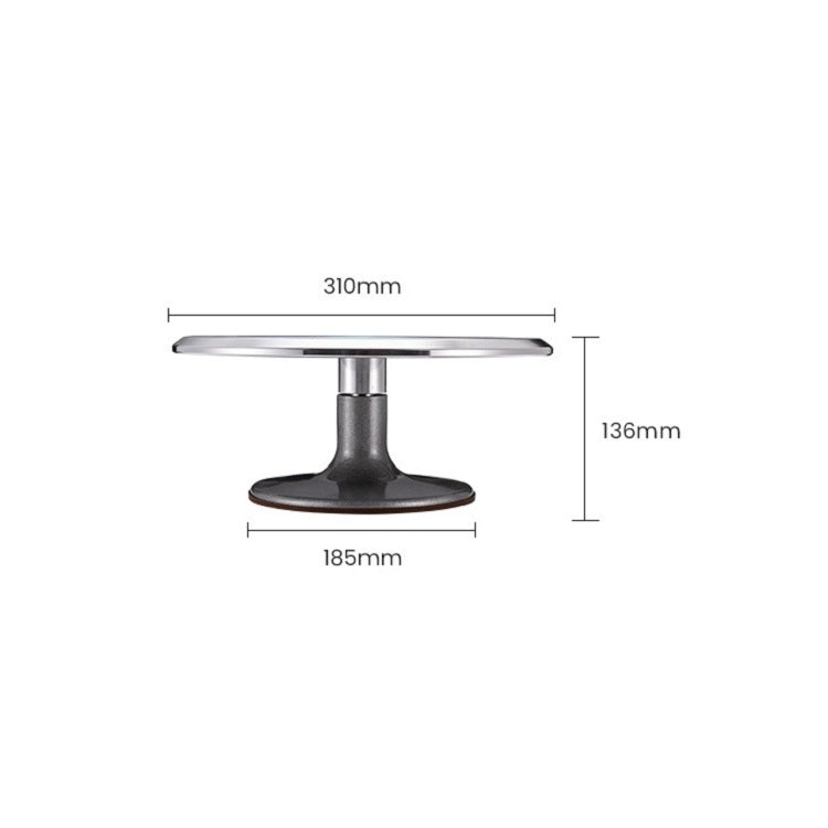 Aluminum Alloy Cake Anti-skid Decoration Turntable(12-inch)