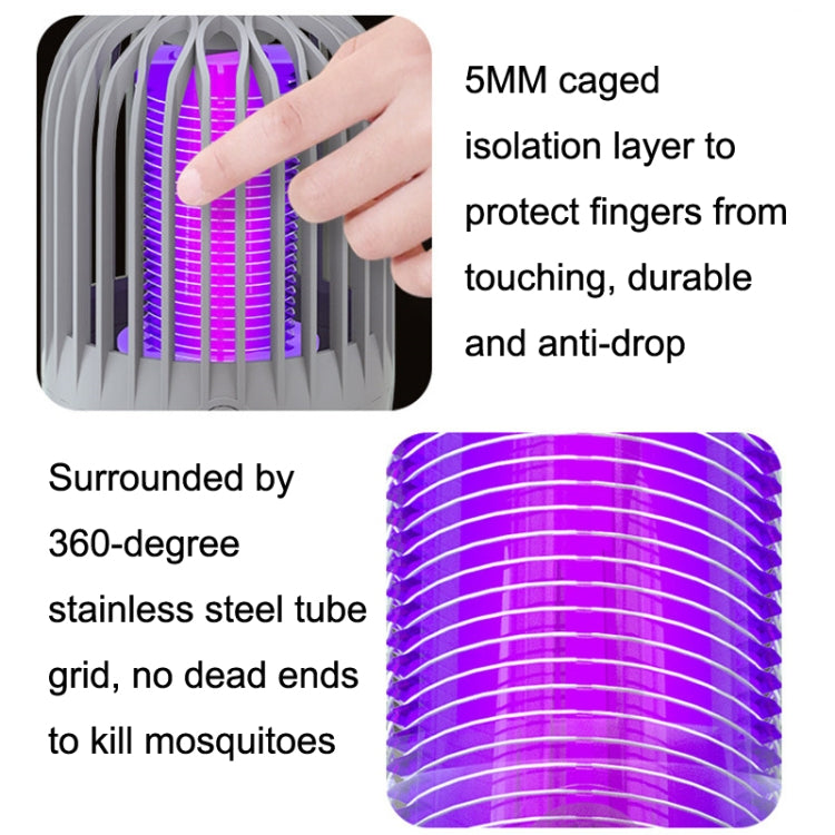 Photocatalyst Indoor Mosquito Lamp Outdoor Mosquito Repellent(White)
