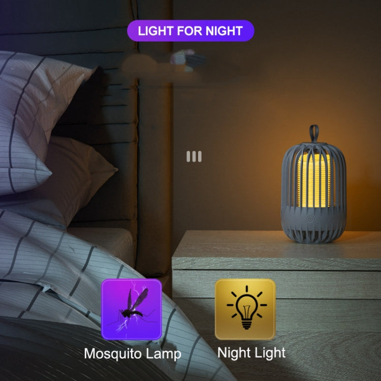 Photocatalyst Indoor Mosquito Lamp Outdoor Mosquito Repellent(White)