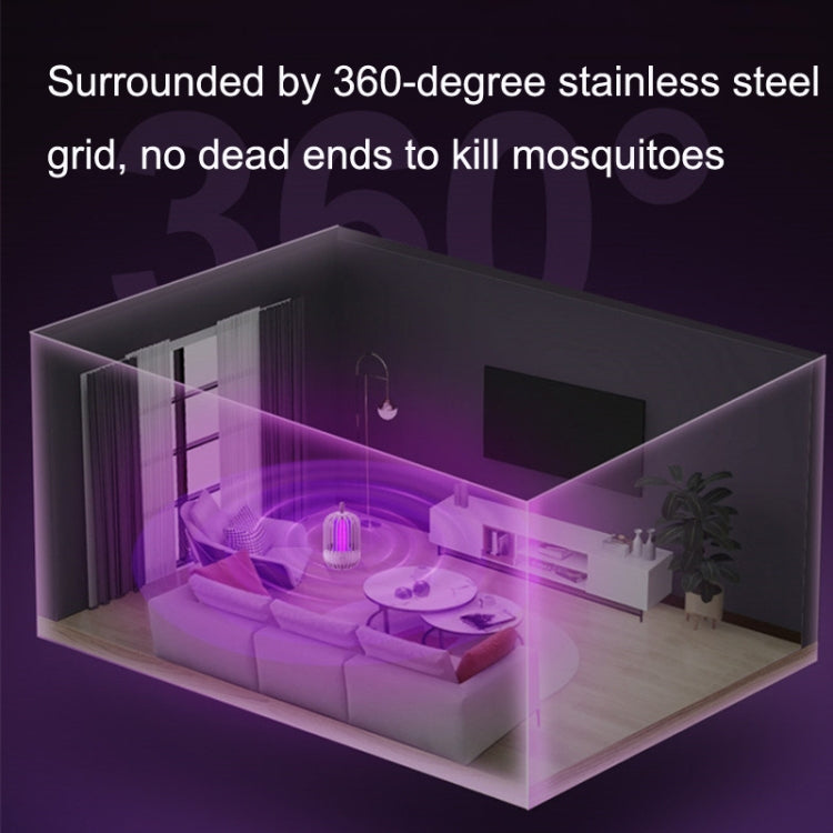 Photocatalyst Indoor Mosquito Lamp Outdoor Mosquito Repellent(White)