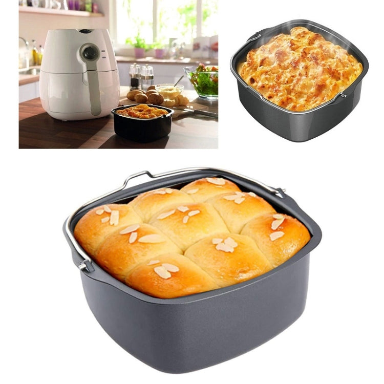 8 inch Air Fryer Square Cake Molds Baking Supplies